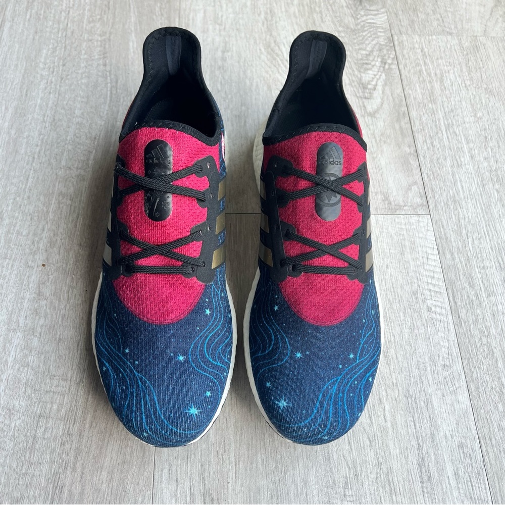 Adidas Speedfactory AM4 AM4CM Captain Marvel, Mens Size 12, Red/Black/White/Met